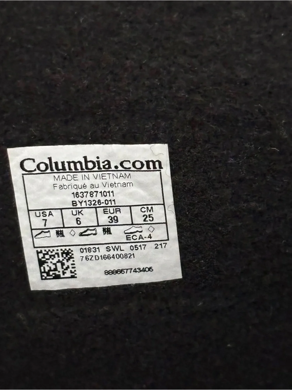 Columbia Powderbug Youth 7 Olive Green Black Waterproof Insulated Snow Boots